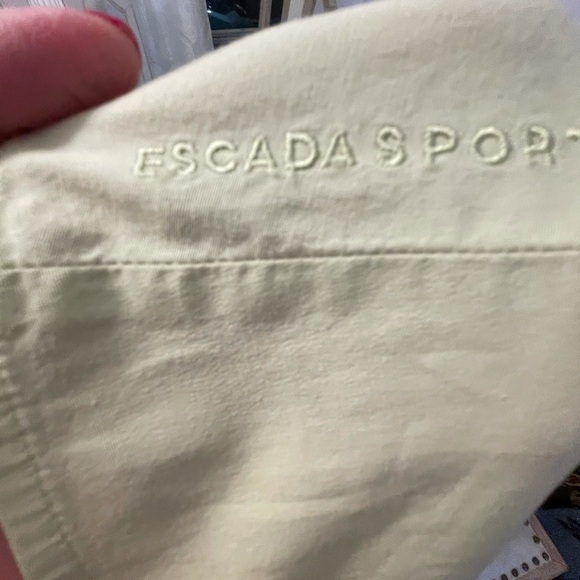 Escada Sport Button Down Shirt & Jeans Sz 38 US 8 - Picture 5 of 14